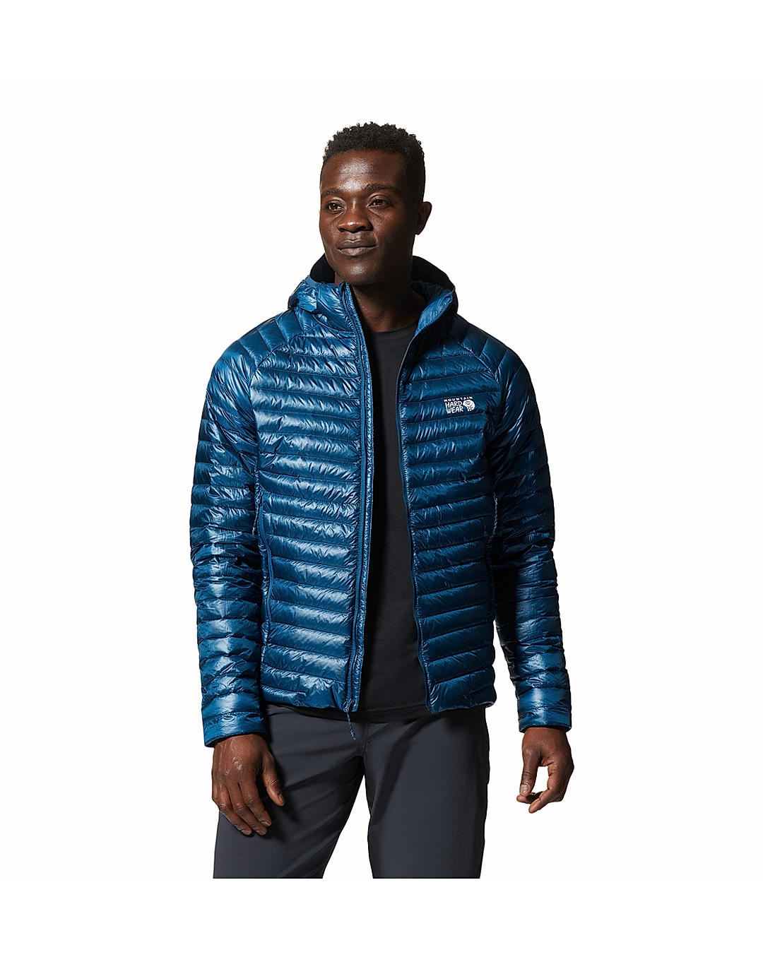 Mountain Hardwear Men Blue Ghost Whisperer/2 Hoody Jacket