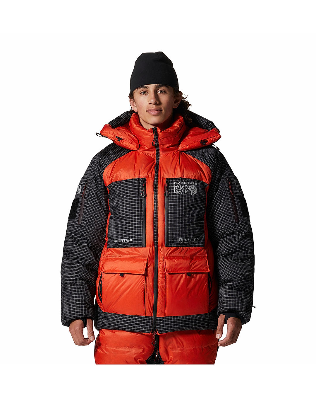 Mountain Hardwear Men Orange Absolute Zero Parka