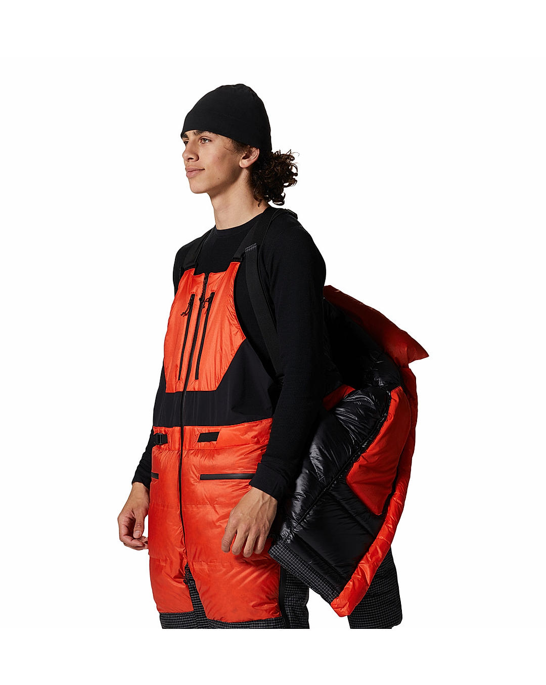 Mountain Hardwear Men Orange Absolute Zero Parka