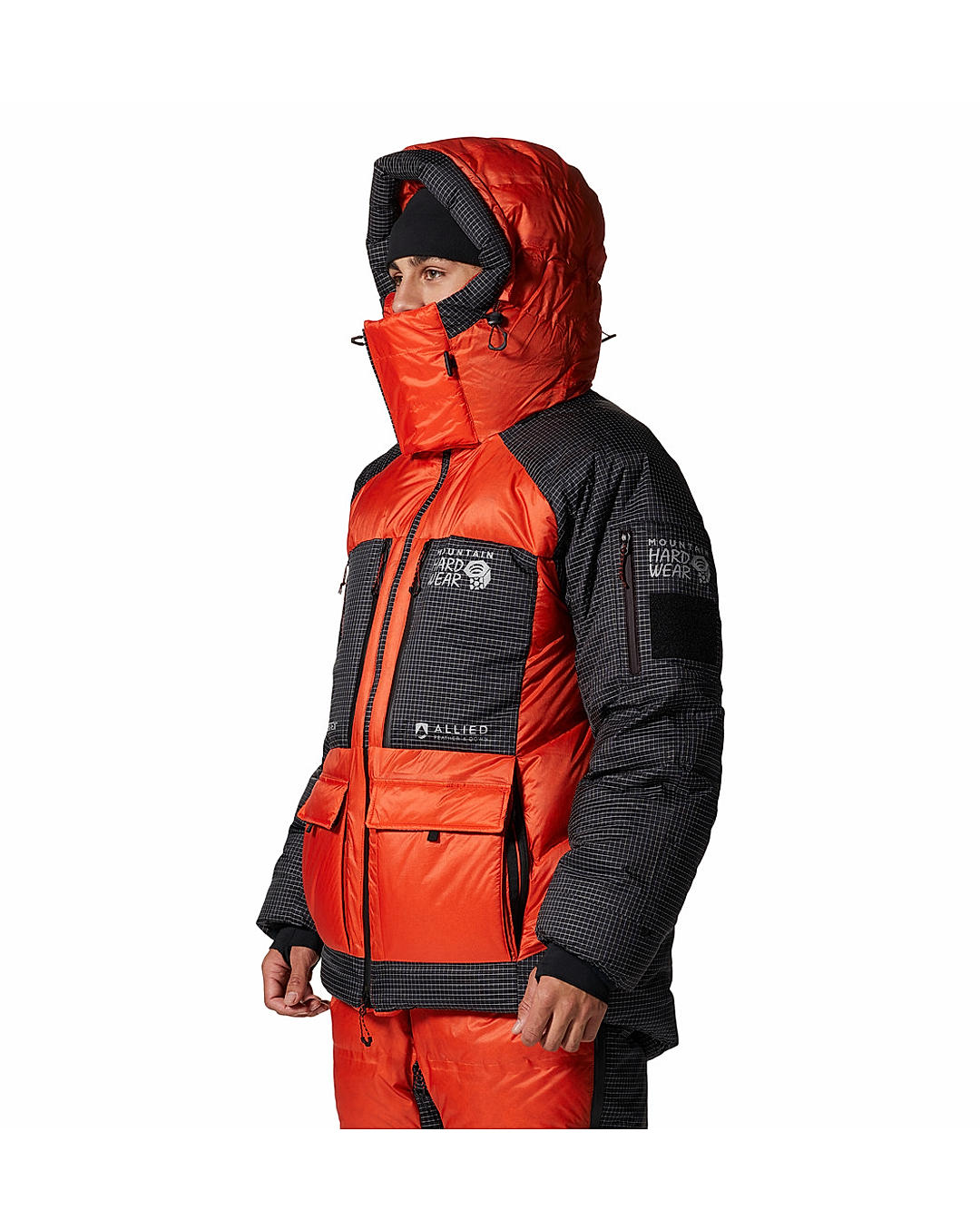 Mountain Hardwear Men Orange Absolute Zero Parka