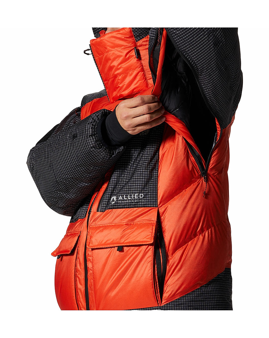 Mountain Hardwear Men Orange Absolute Zero Parka