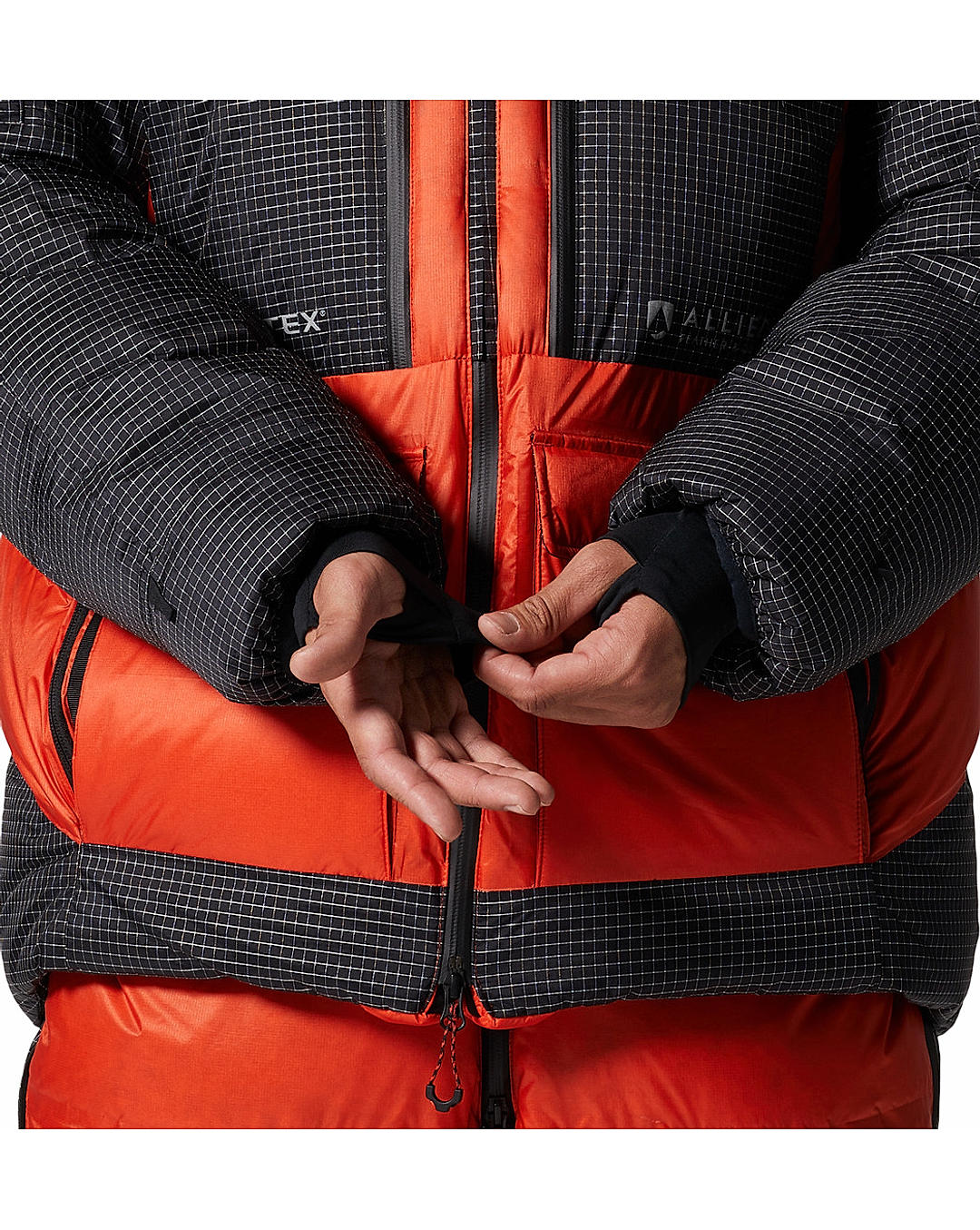 Mountain Hardwear Men Orange Absolute Zero Parka