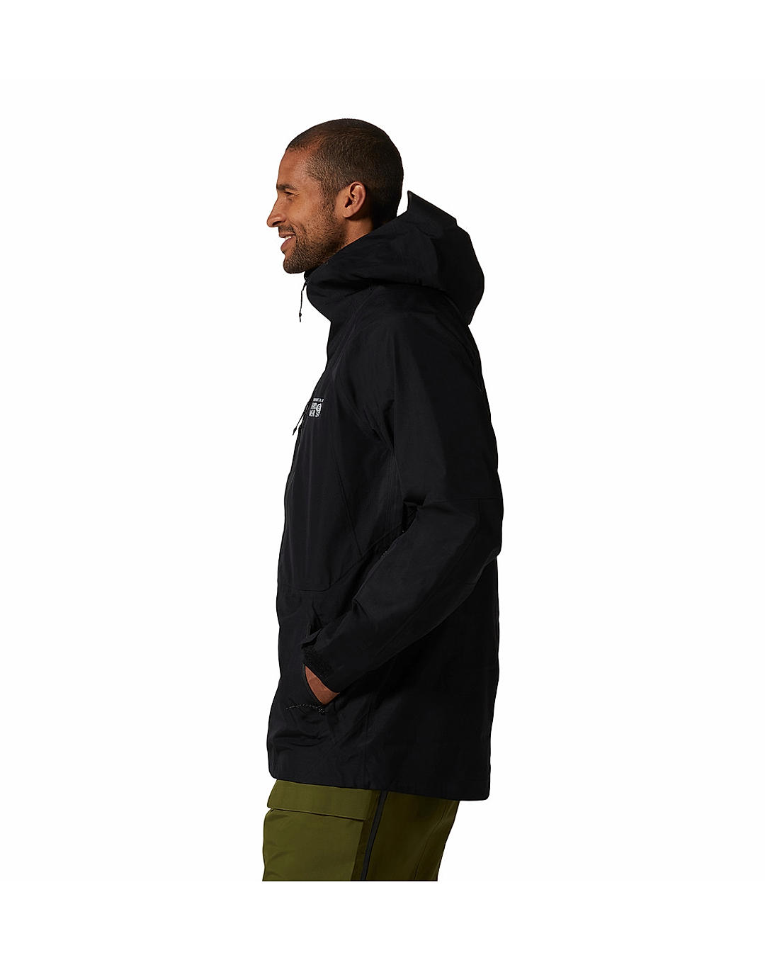 Mountain Hardwear Men Black Boundary Ridge GORE-TEX Jacket