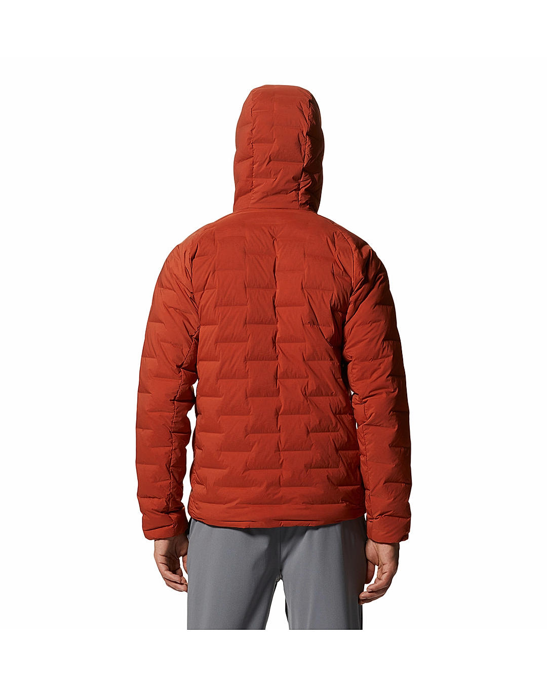 Mountain Hardwear Men Red Stretchdown Hoody