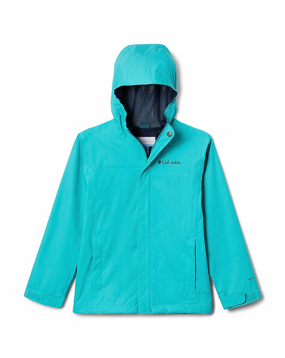Columbia Kids Boys Blue Omni-Tech Watertight Rain Jacket
