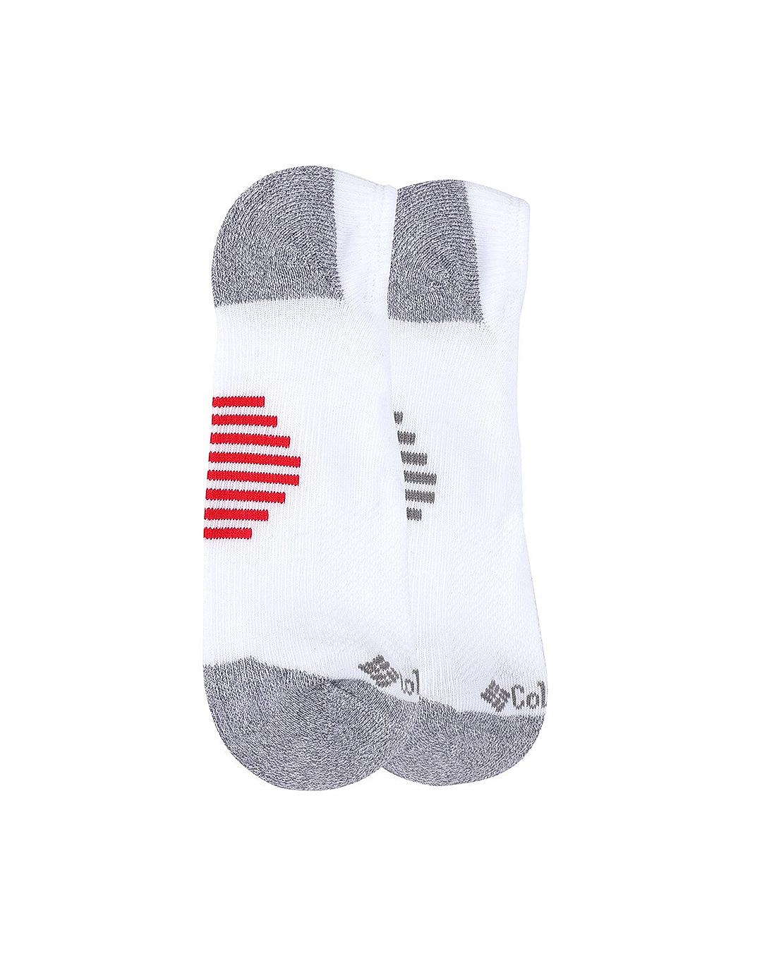 Columbia Men White Socks Mn Eclps Lnr-Acc Str (Pair of 3) (Not Returnable)
