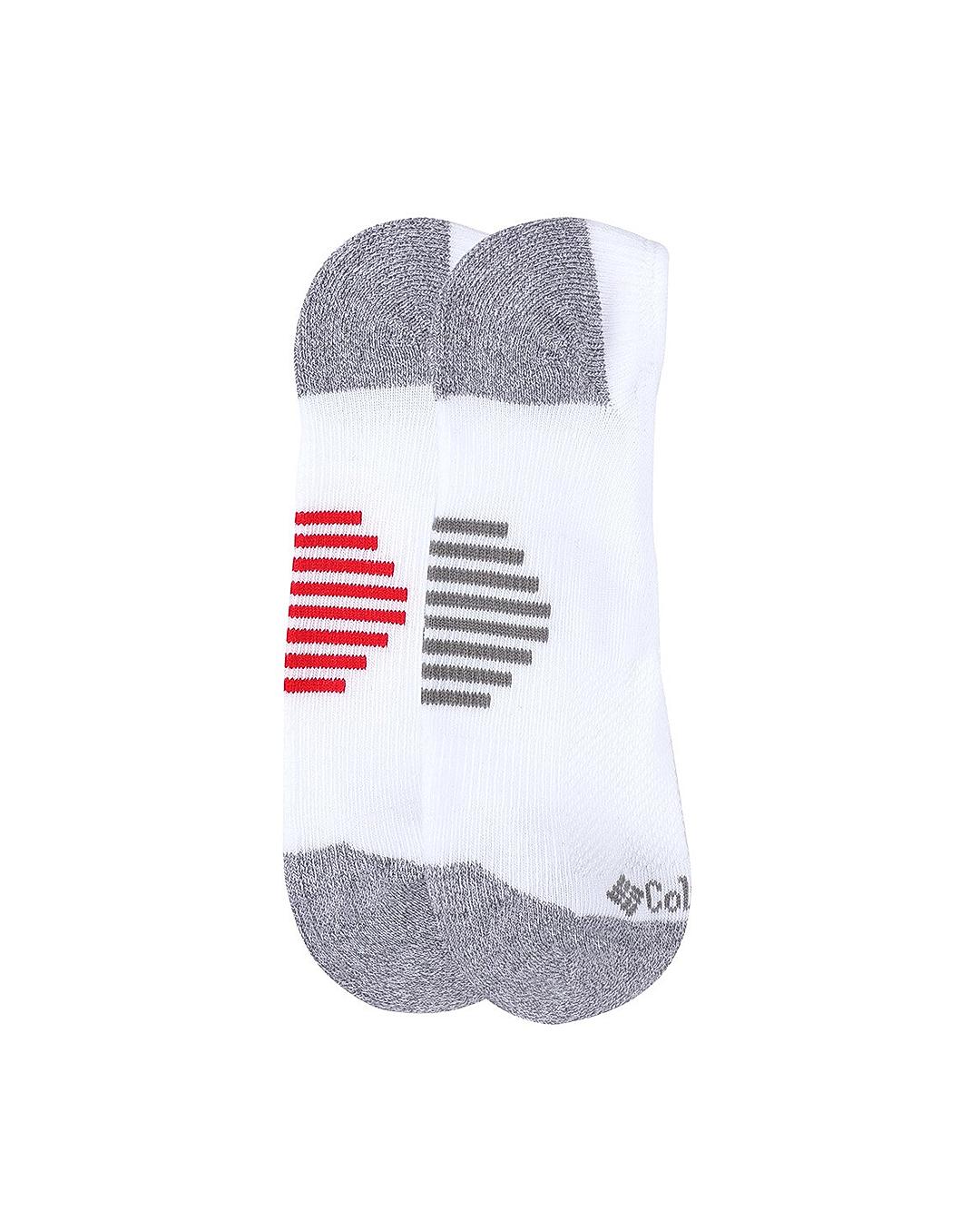 Columbia Men White Socks Mn Eclps Lnr-Acc Str (Pair of 3) (Not Returnable)