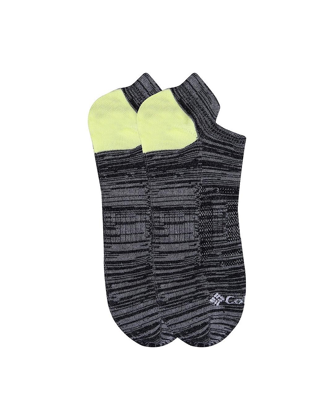 Columbia Men Black Socks Mn Nosho-Actv-Spcdye (Pair of 2) (Not Returnable)