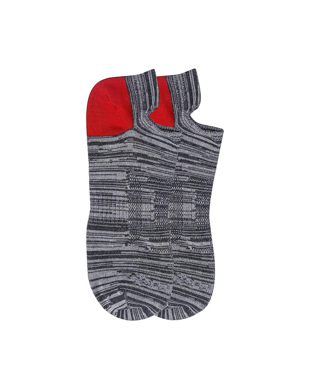 Columbia Men Grey Socks Mn Nosho-Actv-Spcdye (Pair of 2) (Not Returnable)