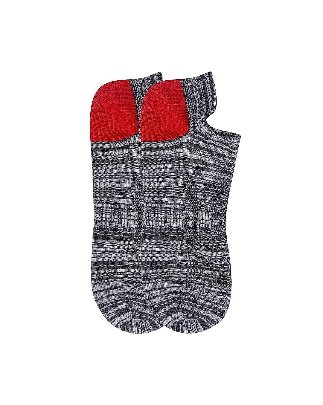 Columbia Men Grey Socks Mn Nosho-Actv-Spcdye (Pair of 2) (Not Returnable)