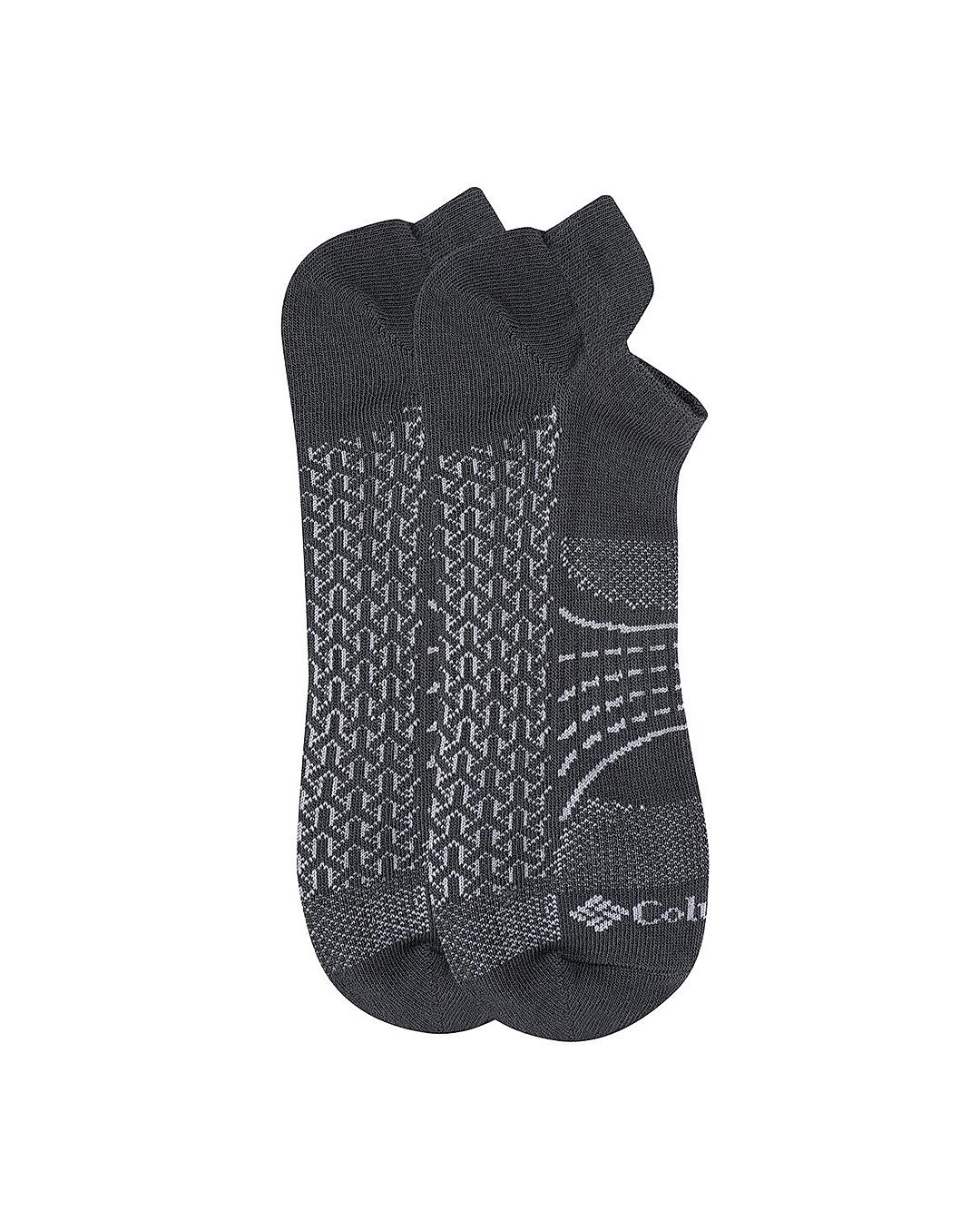 Columbia Men Grey Socks Mn Nosho-Actv-Mapped (Pair of 2) (Not Returnable)