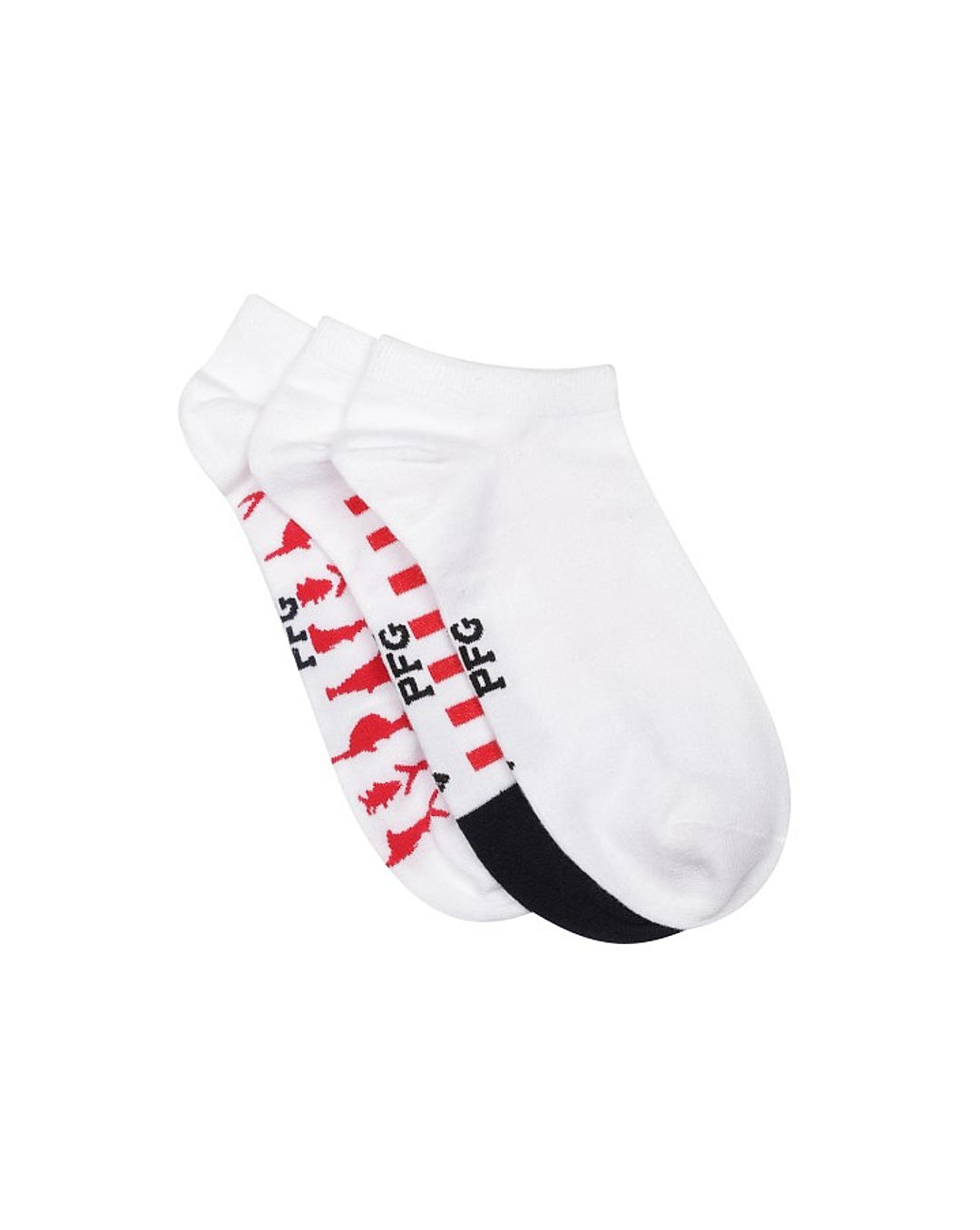 Columbia Men Pack of 3 Patterned PFG Elemets No Show Socks  (Not Returnable)