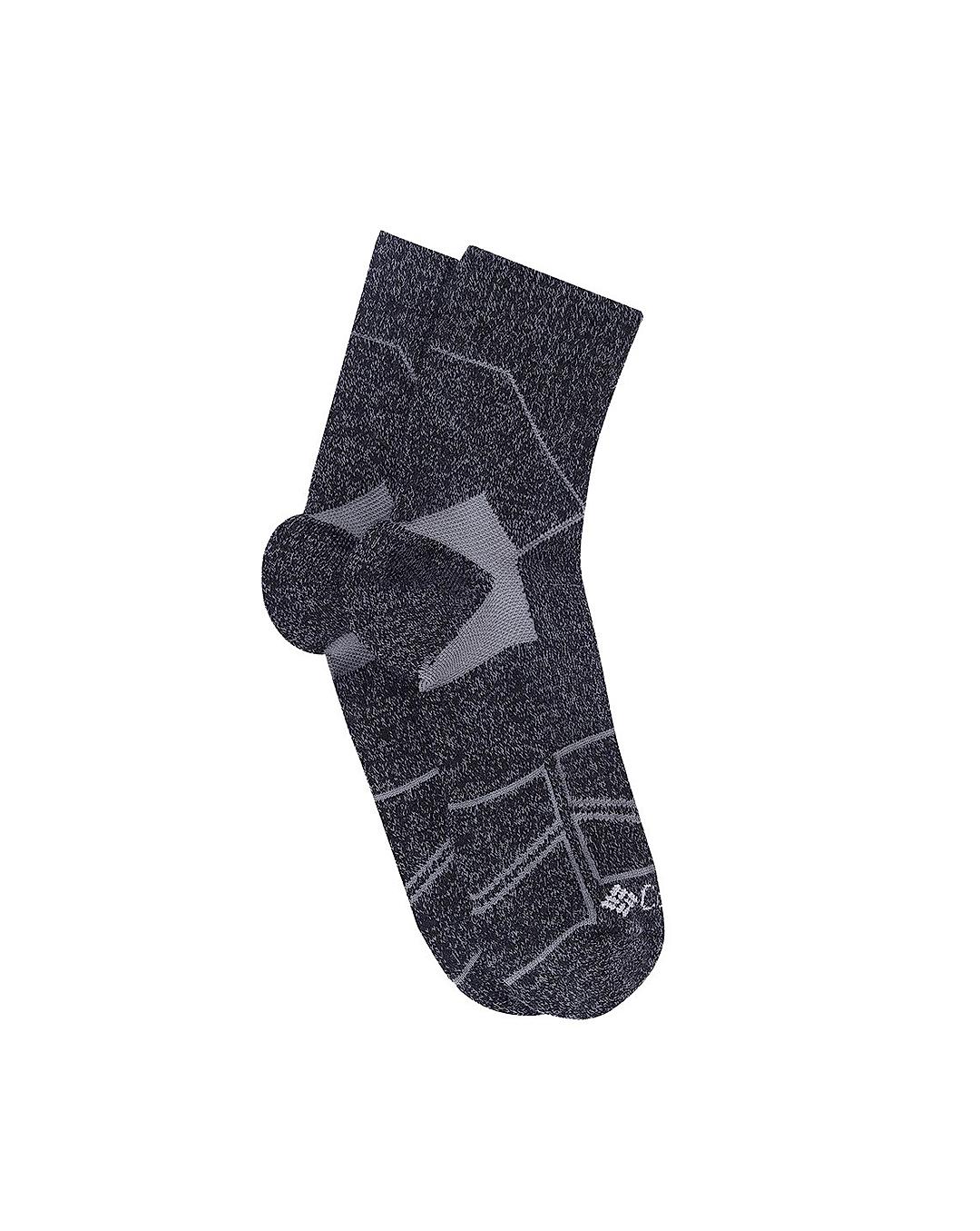 Columbia Unisex Grey Socks Ux Hik Crw-Md Wt-Sml (Pair of 1) (Not Returnable)