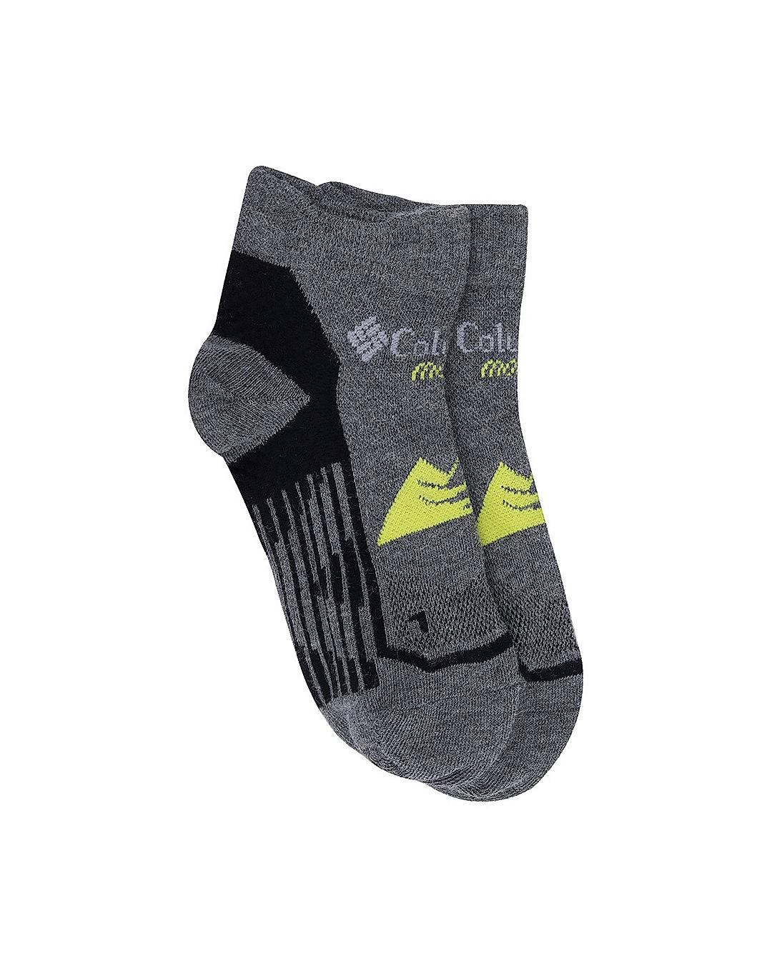 Columbia Unisex Grey Socks Ux Run Lc-Optical (Pair of 1) (Not Returnable)