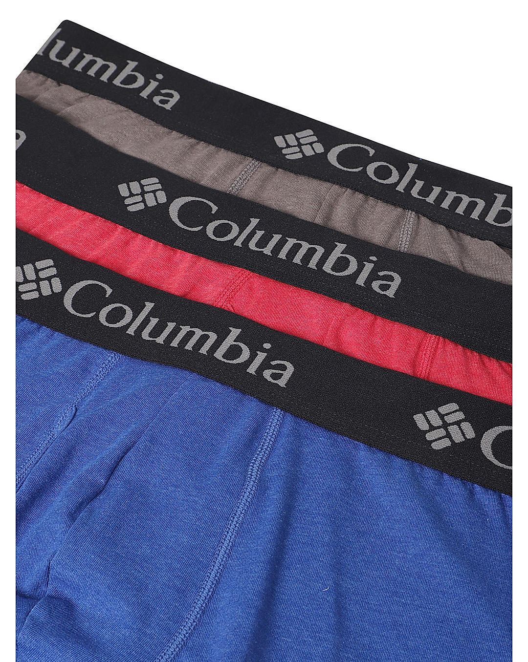 Columbia Men Multi Performance Cotton / Stretch Boxer Briefs Packe of 3  (Not Returnable)