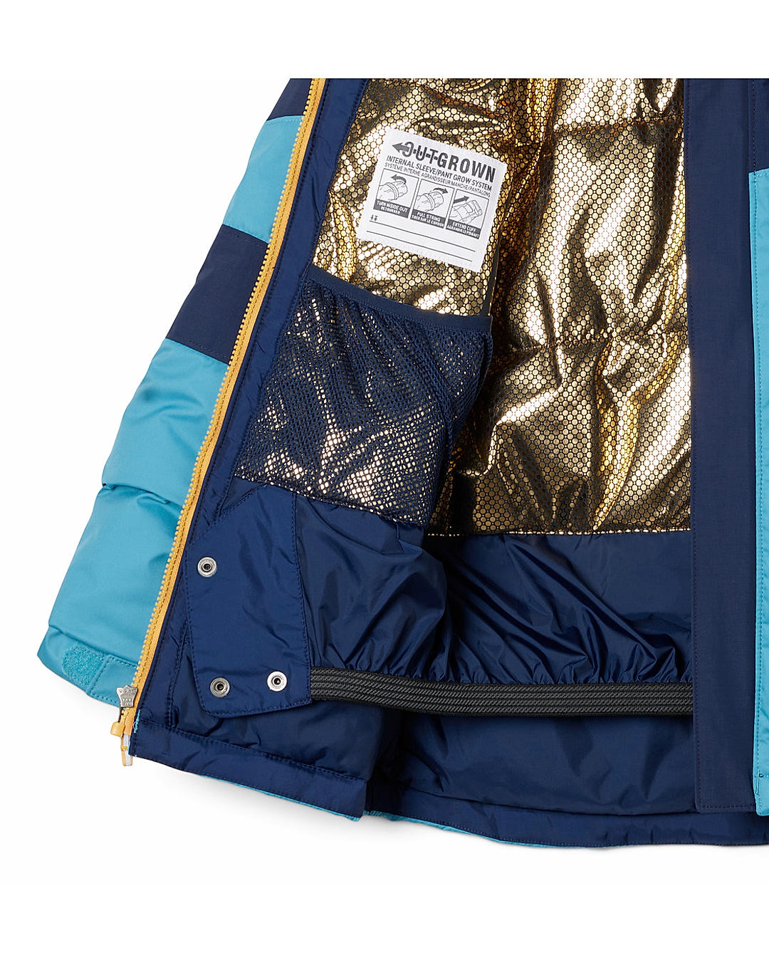 Columbia Kids Boys Blue Omni-Heat Infinity Mighty Mogul II Jacket
