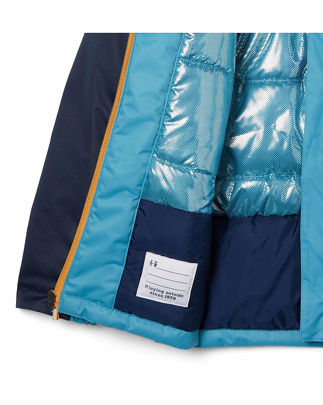 Columbia Kids Boys Blue Omni-Heat Reflective Hikebound Insulated Jacket