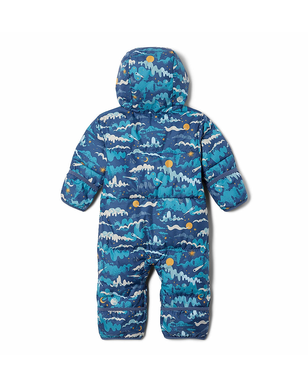 Columbia Kids Infant Blue Snuggly Bunny Bunting Fleece 