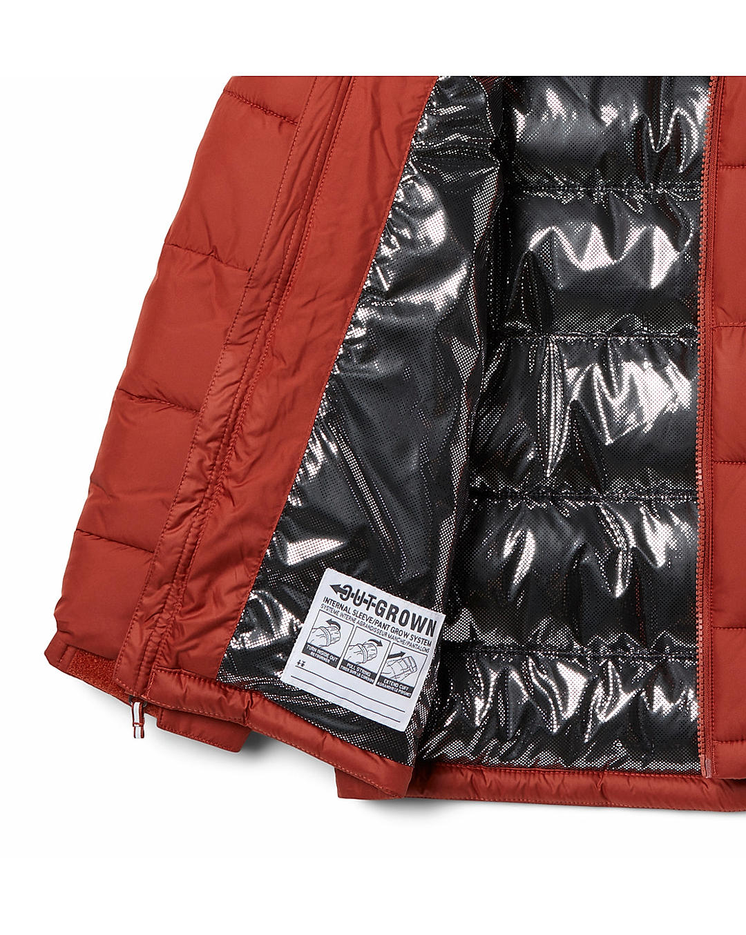Columbia Kids Unisex Orange Omni-Heat Reflective Pike Lake II Jacket