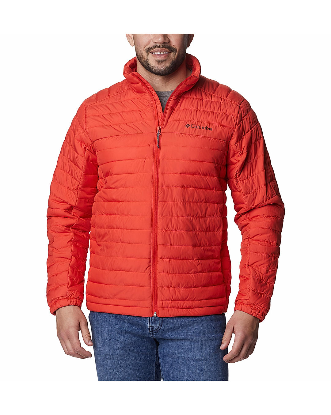 Columbia Mens Orange  Silver Falls Jacket