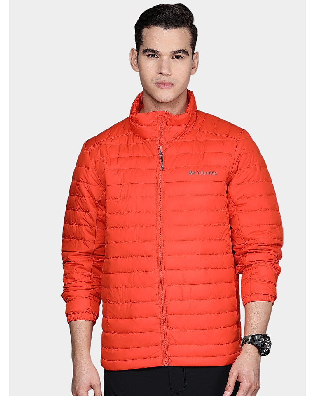 Columbia Mens Orange  Silver Falls Jacket