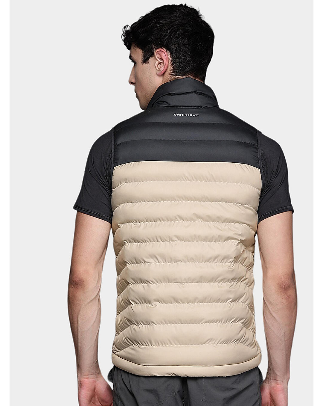 Columbia Men Beige Powder Lite Vest