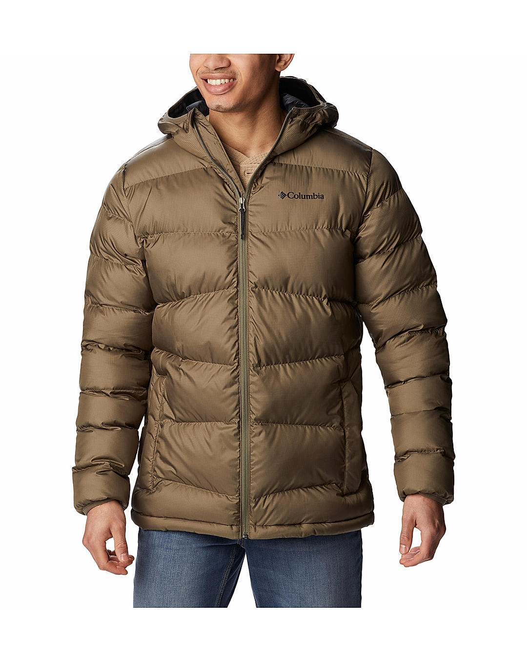 Columbia Mens Green Omni-Heat Reflective Fivemile Butte Jacket