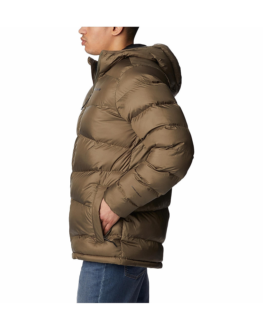 Columbia Mens Green Omni-Heat Reflective Fivemile Butte Jacket