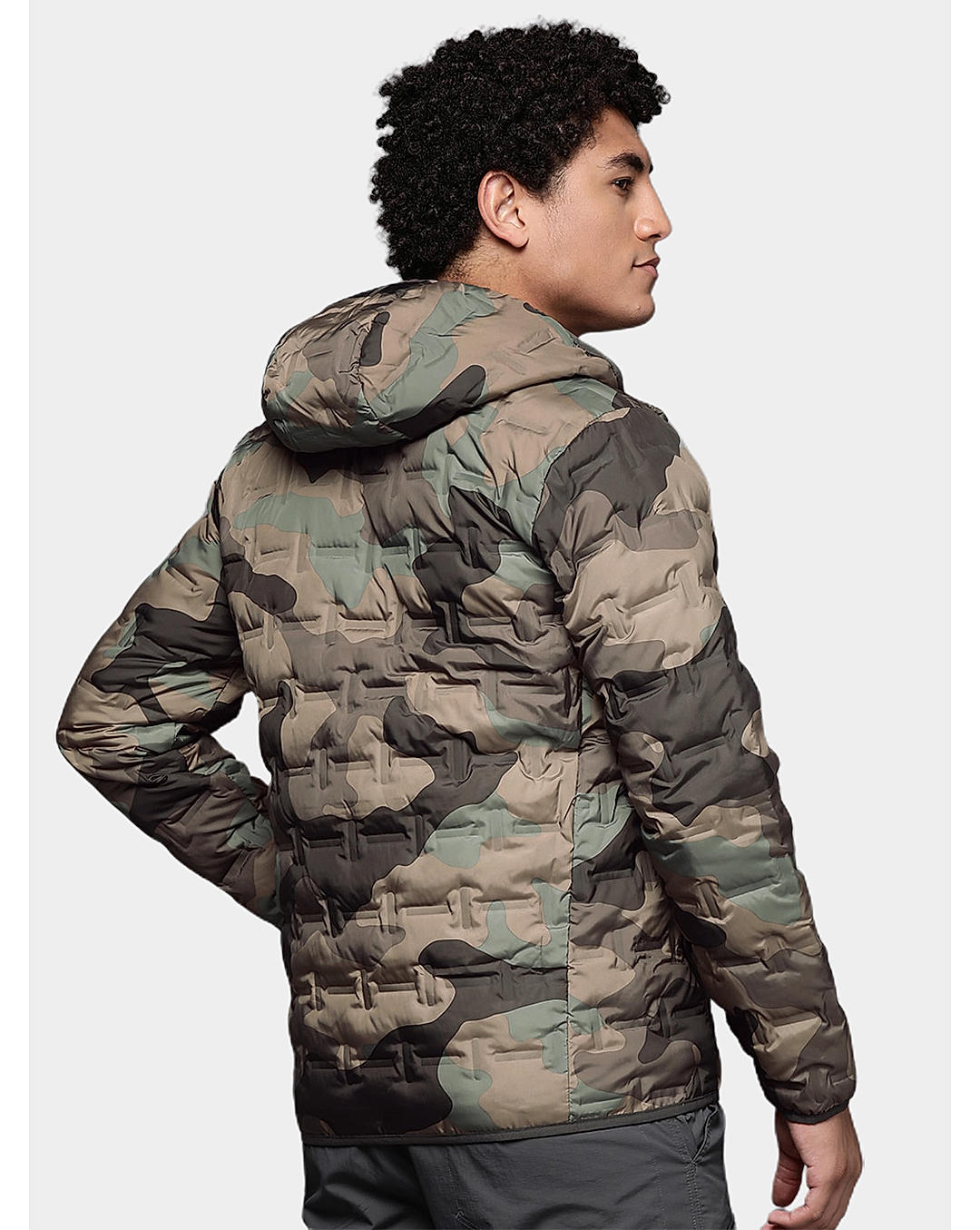 Columbia Mens Green Omni-Heat Reflective Delta Ridge Down Jacket