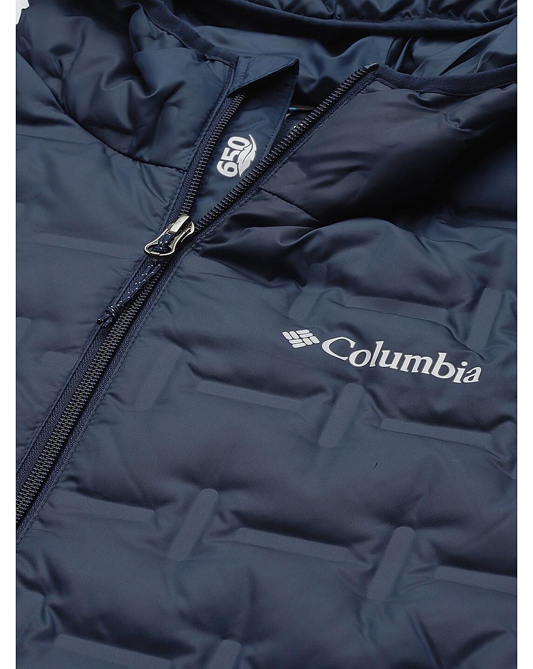 Columbia Mens Navy Omni-Heat Reflective Delta Ridge Down Jacket