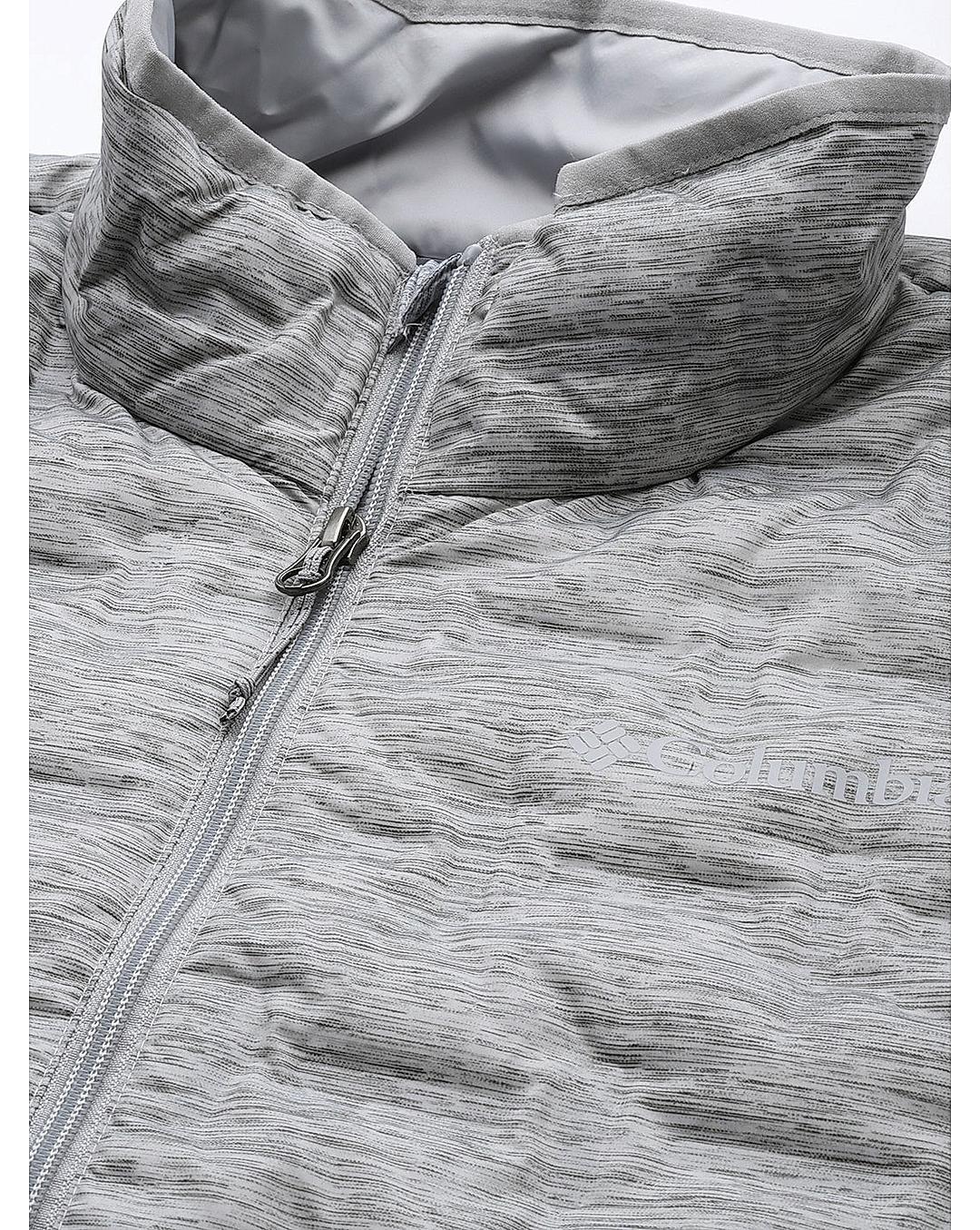 Columbia Mens Grey Omni-Heat Reflective Delta Ridge Down Jacket