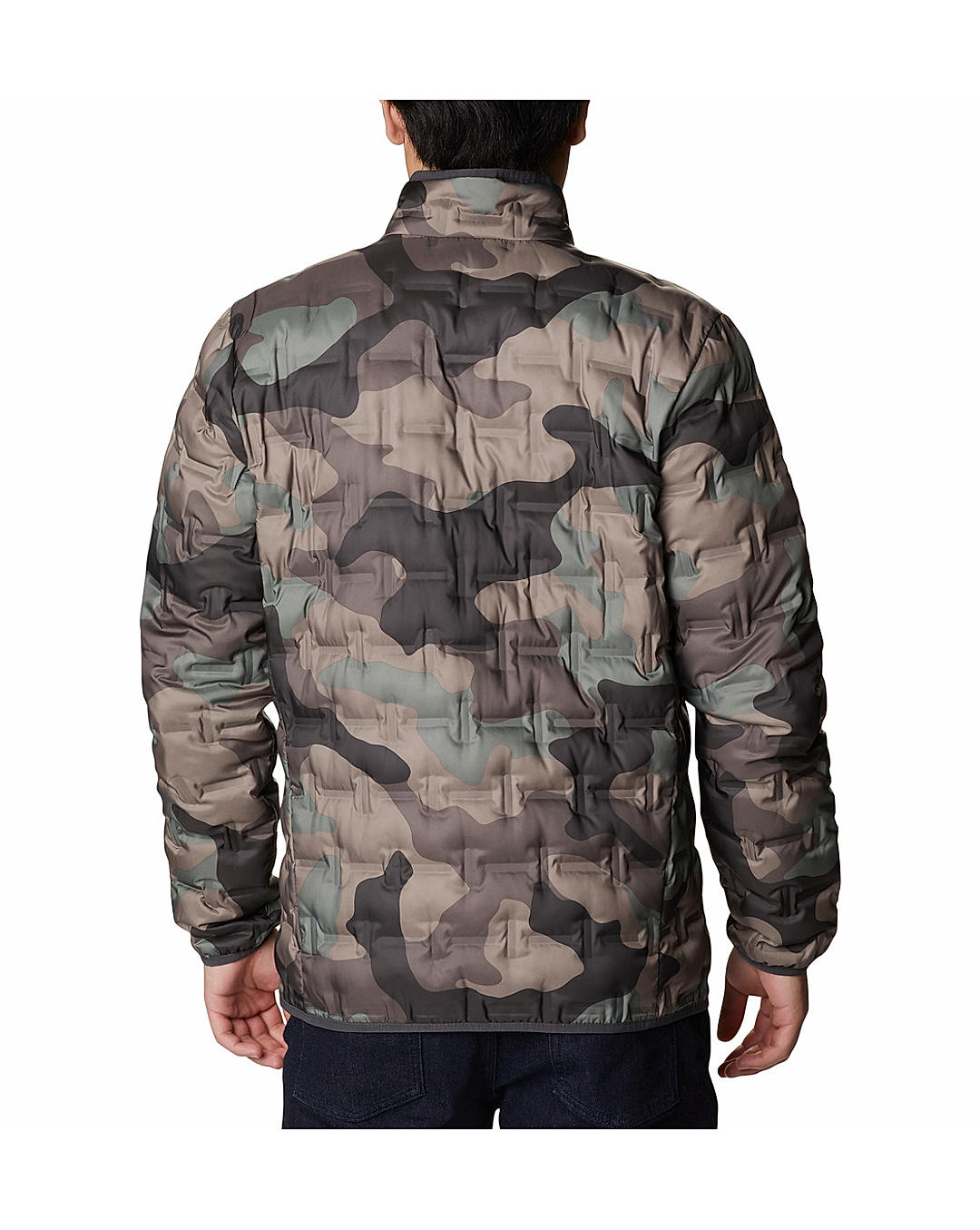 Columbia Mens Green Omni-Heat Reflective Delta Ridge Down Jacket