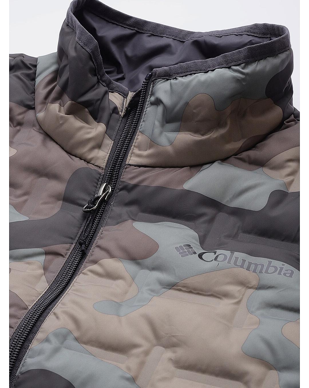 Columbia Mens Green Omni-Heat Reflective Delta Ridge Down Jacket