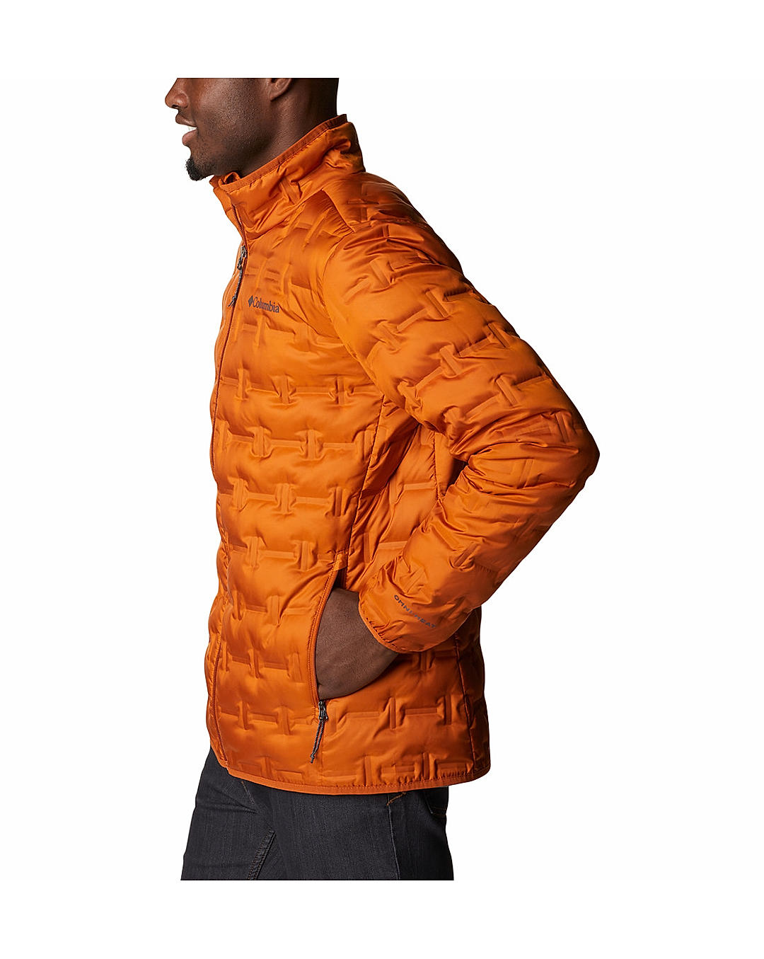 Buy Columbia Orange Delta Ridge Down Jacket For Men Online at Adventuras 489072