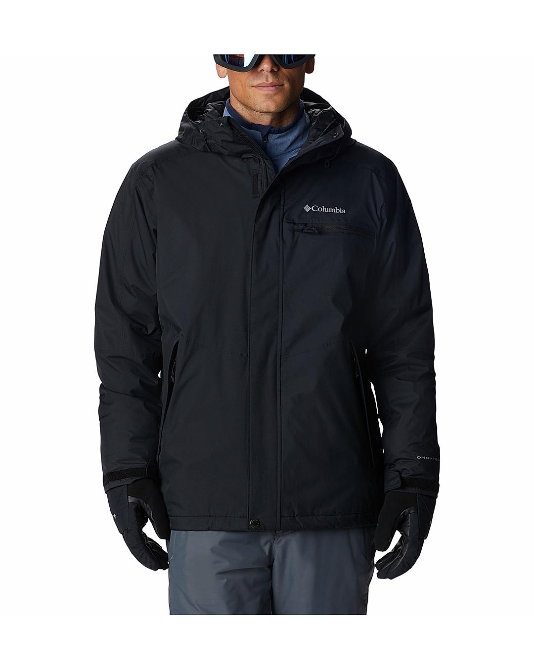 Columbia Mens Black Omni-Heat Reflective Valley Point Jacket
