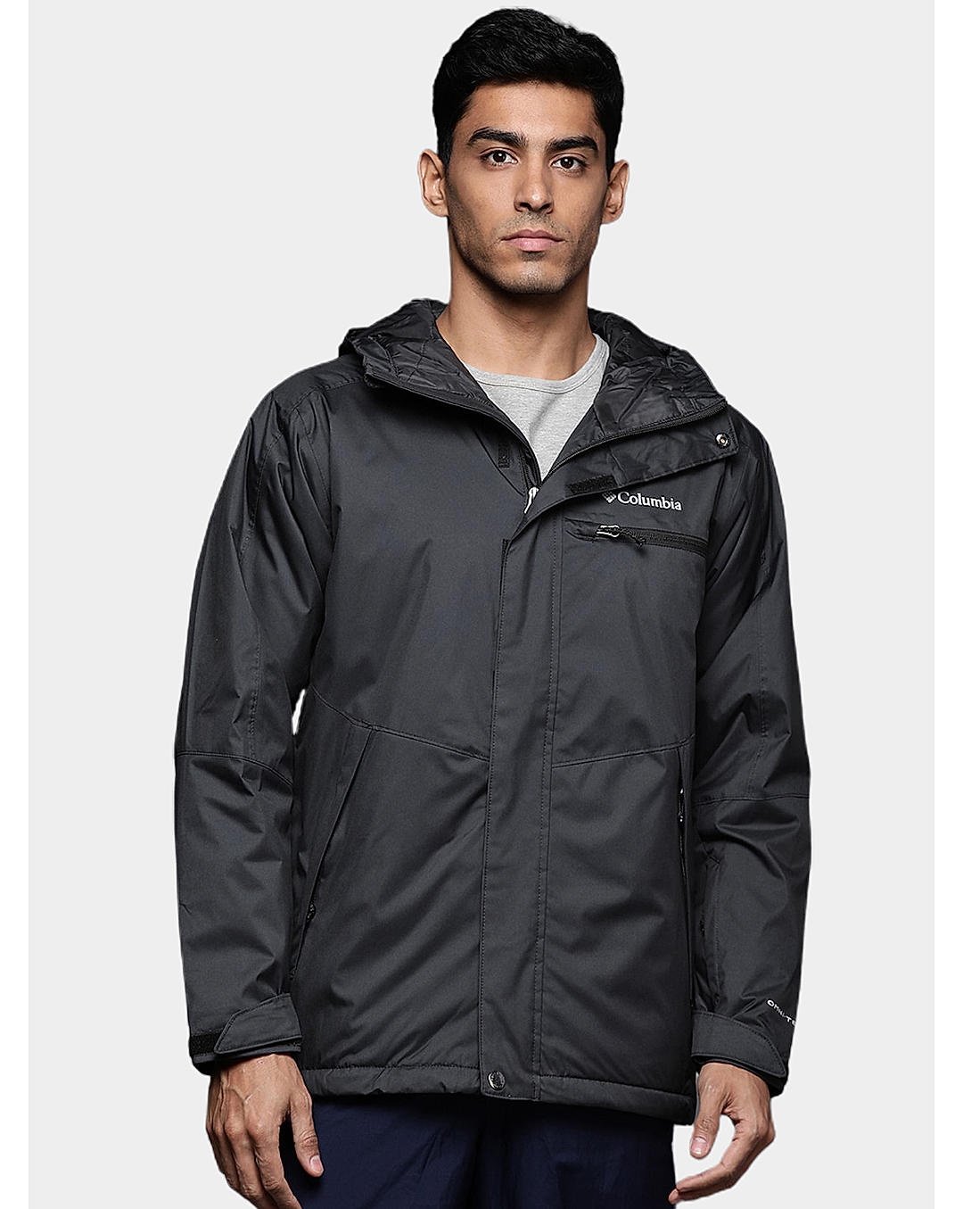 Columbia Mens Black Omni-Heat Reflective Valley Point Jacket