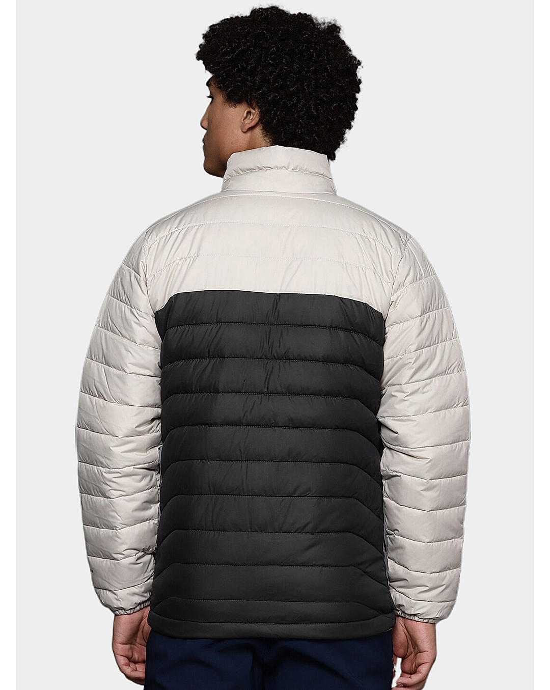 Columbia Mens Beige Omni-Heat Reflective Powder Lite Jacket