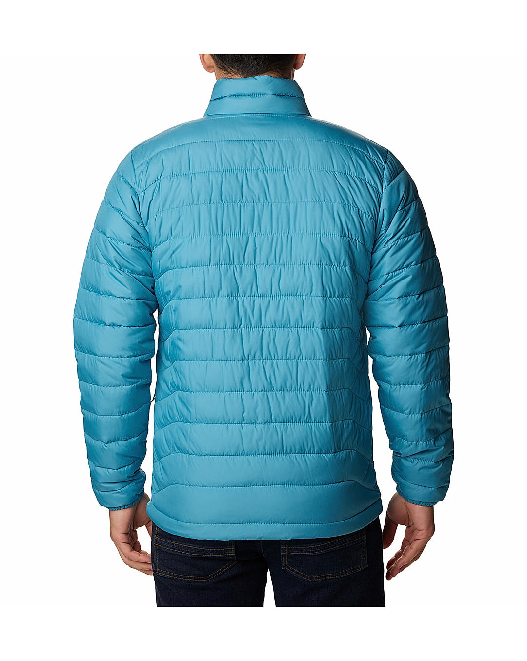 Columbia Mens Blue Omni-Heat Reflective Powder Lite Jacket