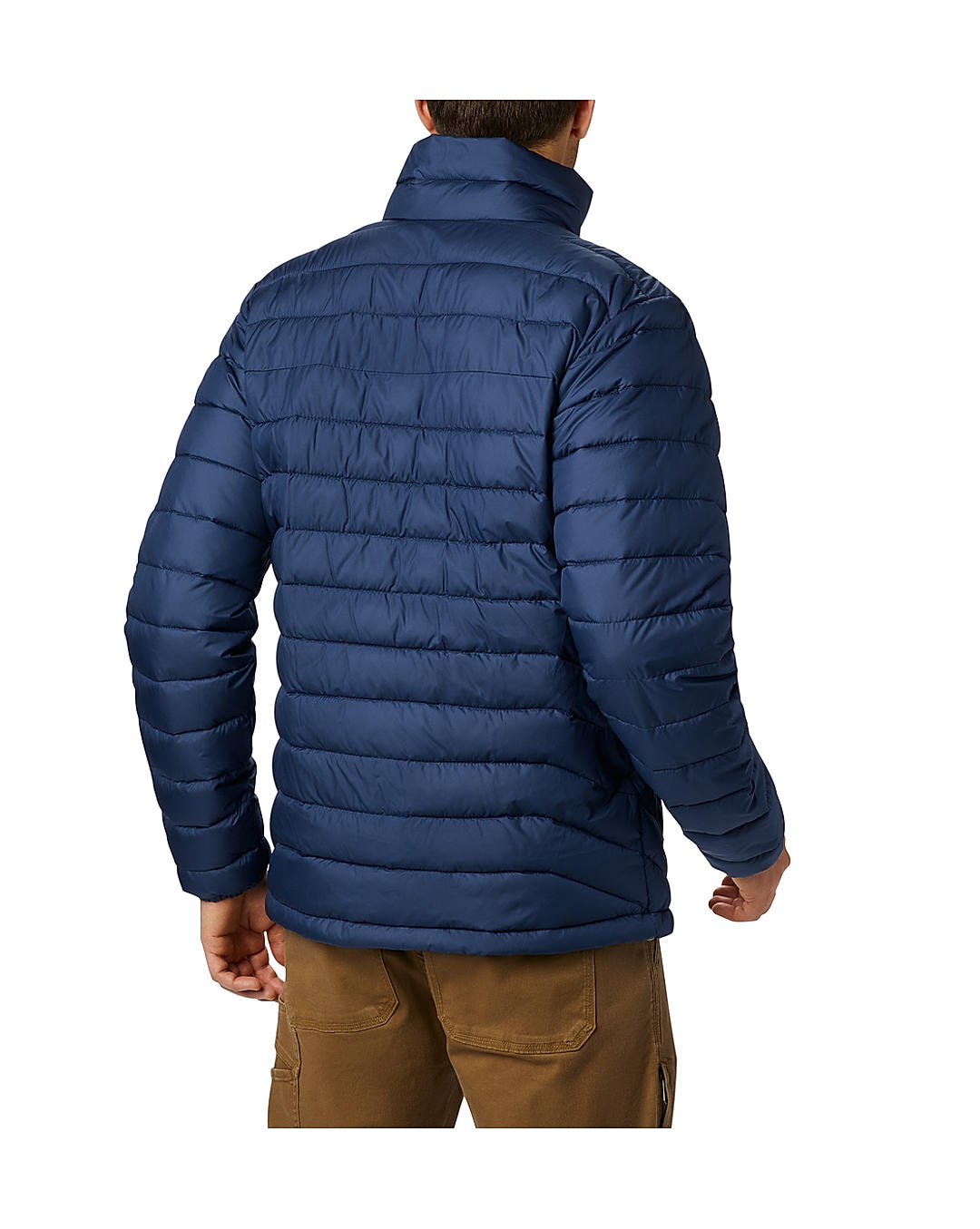 Columbia Mens Navy Omni-Heat Reflective Powder Lite Jacket