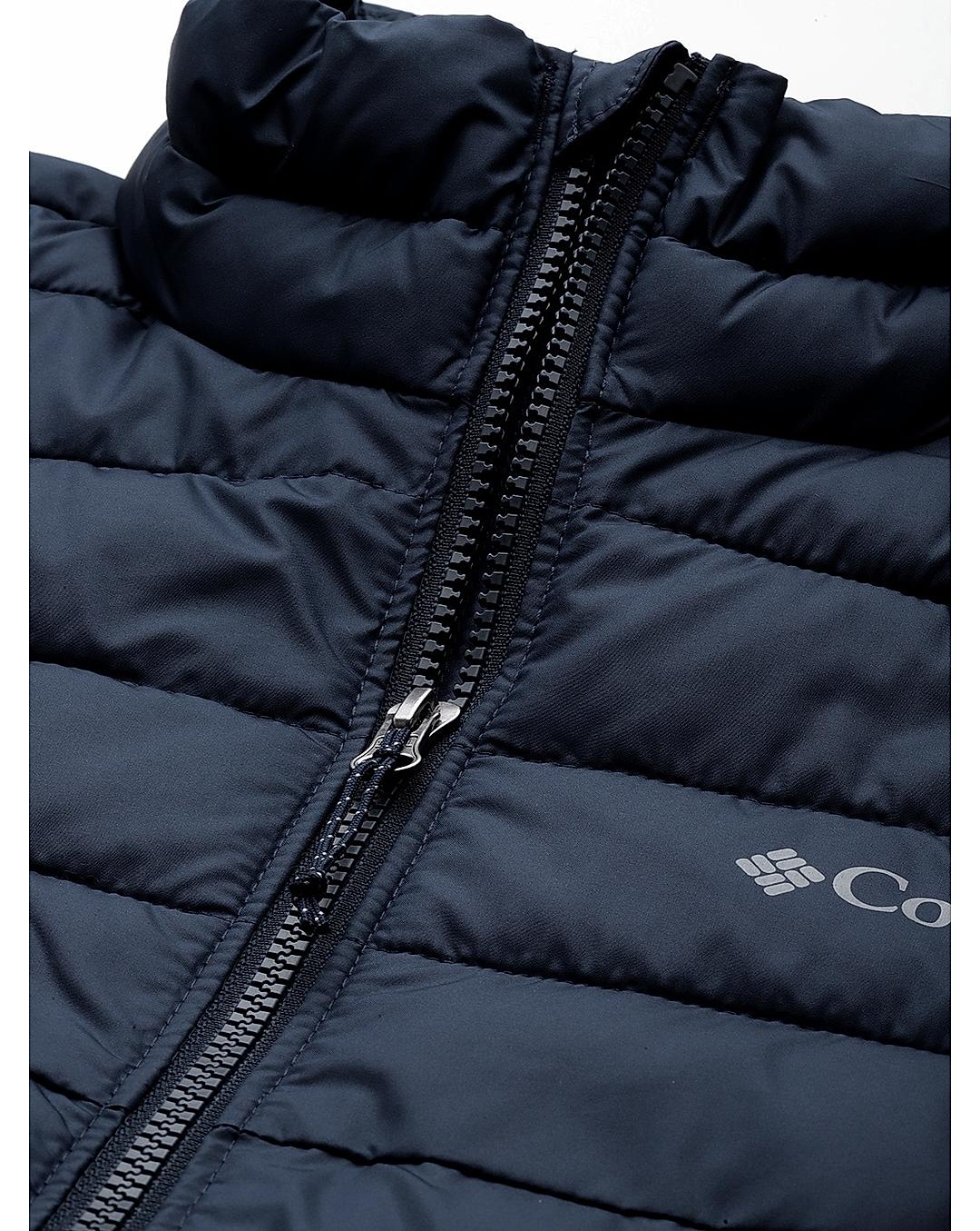 Columbia Mens Navy Omni-Heat Reflective Powder Lite Jacket
