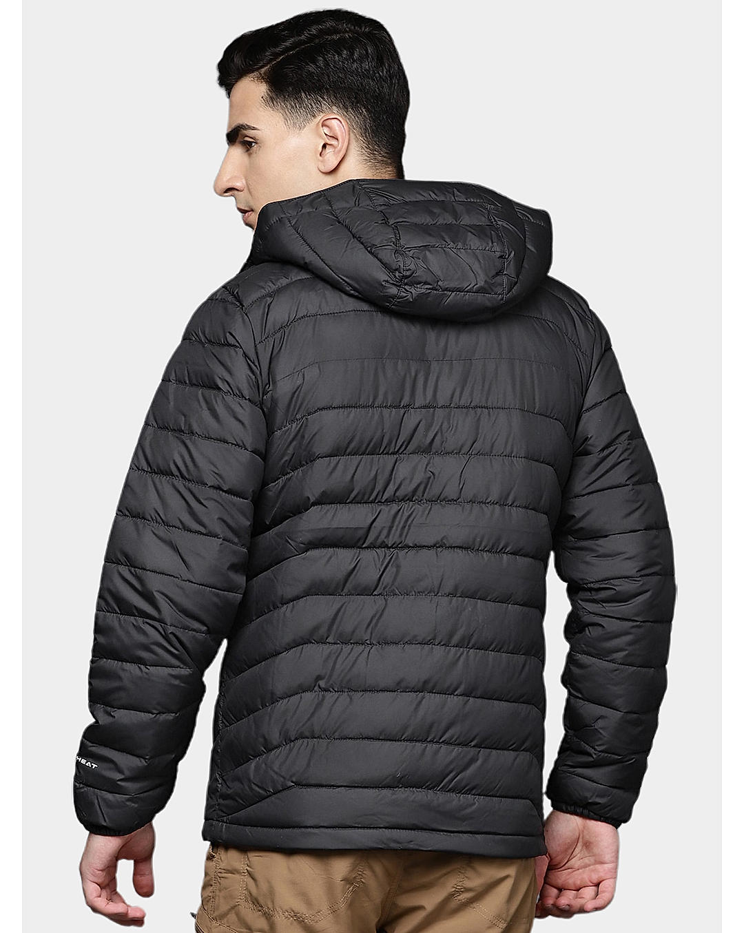 Columbia Mens Black Omni-Heat Reflective Powder Lite Jacket