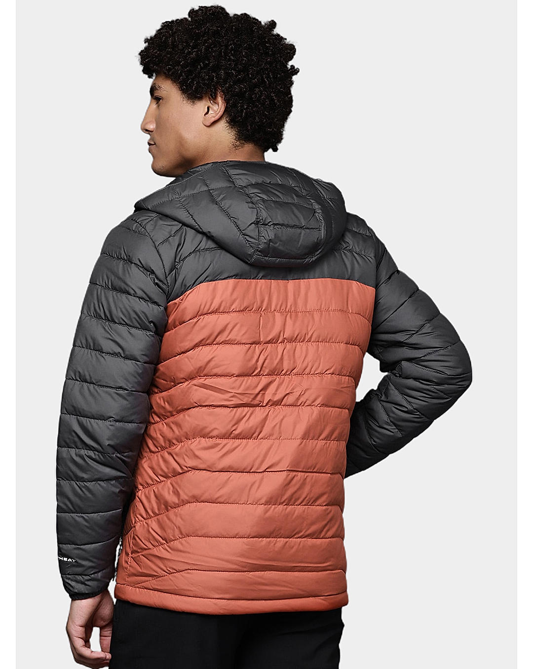 Columbia Mens Orange Omni-Heat Reflective Powder Lite Jacket