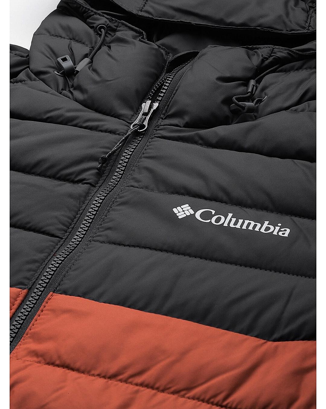 Columbia Mens Orange Omni-Heat Reflective Powder Lite Jacket