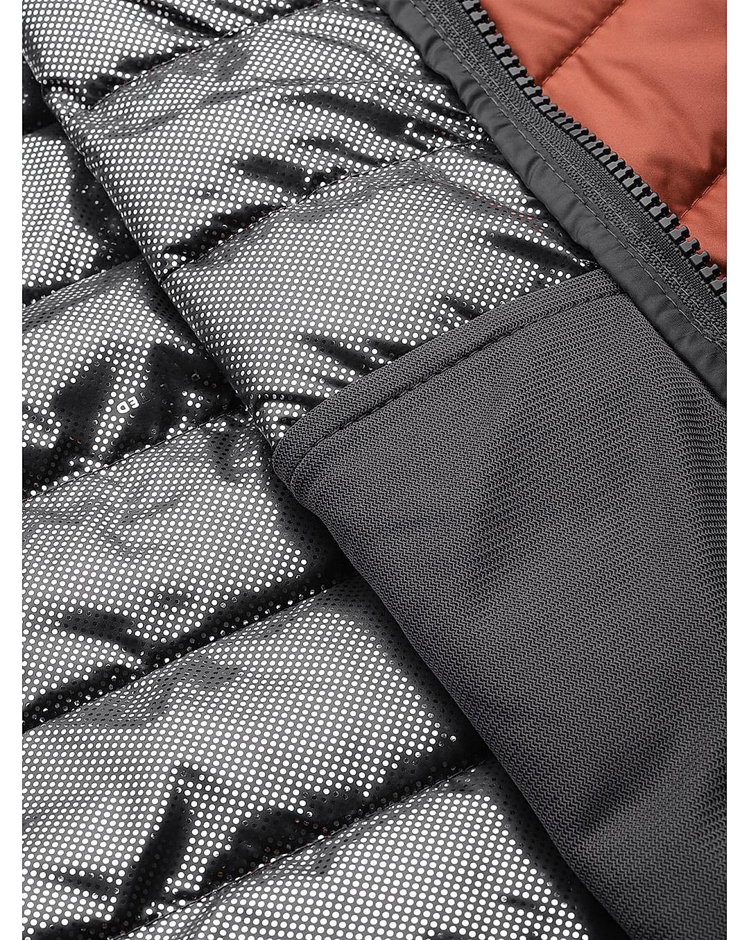 Columbia Mens Orange Omni-Heat Reflective Powder Lite Jacket