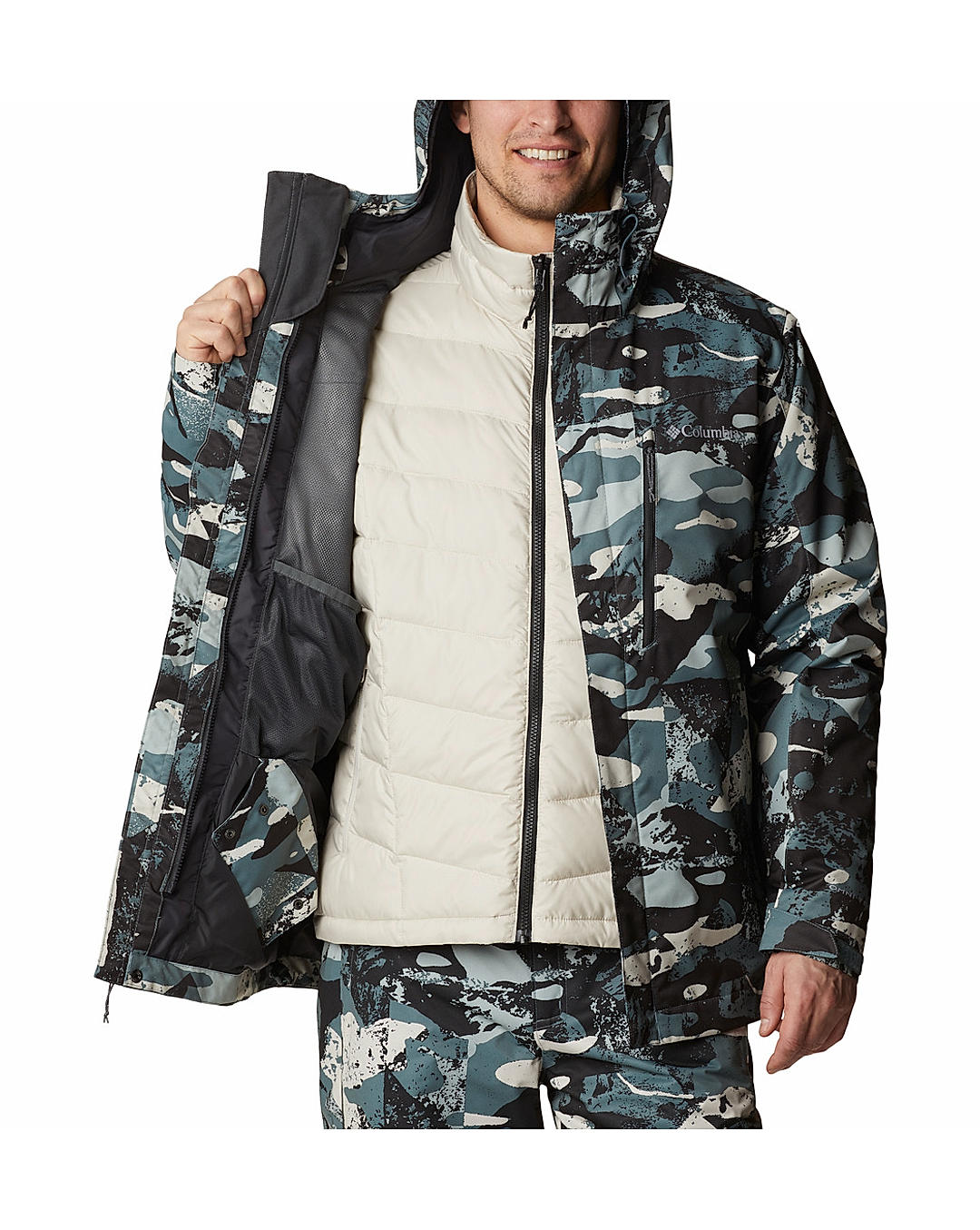 Columbia Mens Multi Omni-Heat Reflective Whirlibird IV Interchange Jacket