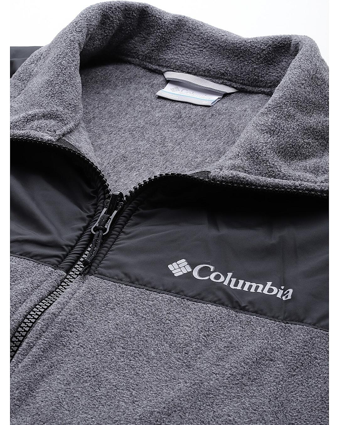 Columbia Mens Orange Omni-Heat Reflective Bugaboo II Fleece Interchange Jacket