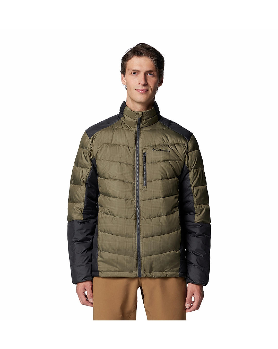 Columbia Mens Olive Omni-Heat Infinity Labyrinth Loop II Jacket