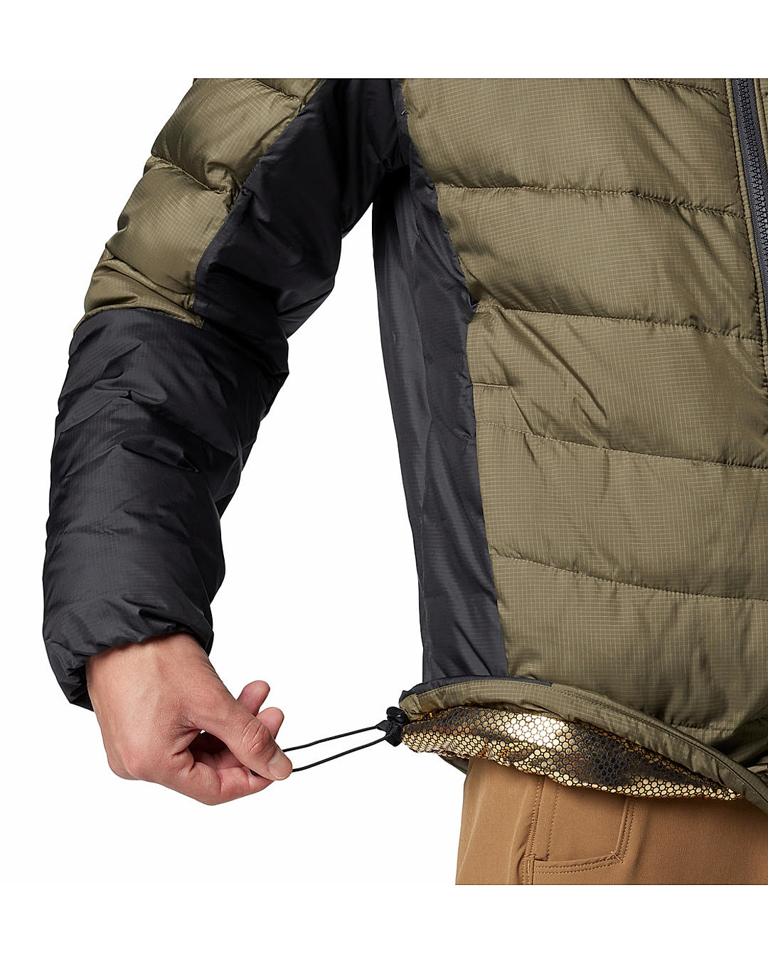 Columbia Mens Olive Omni-Heat Infinity Labyrinth Loop II Jacket