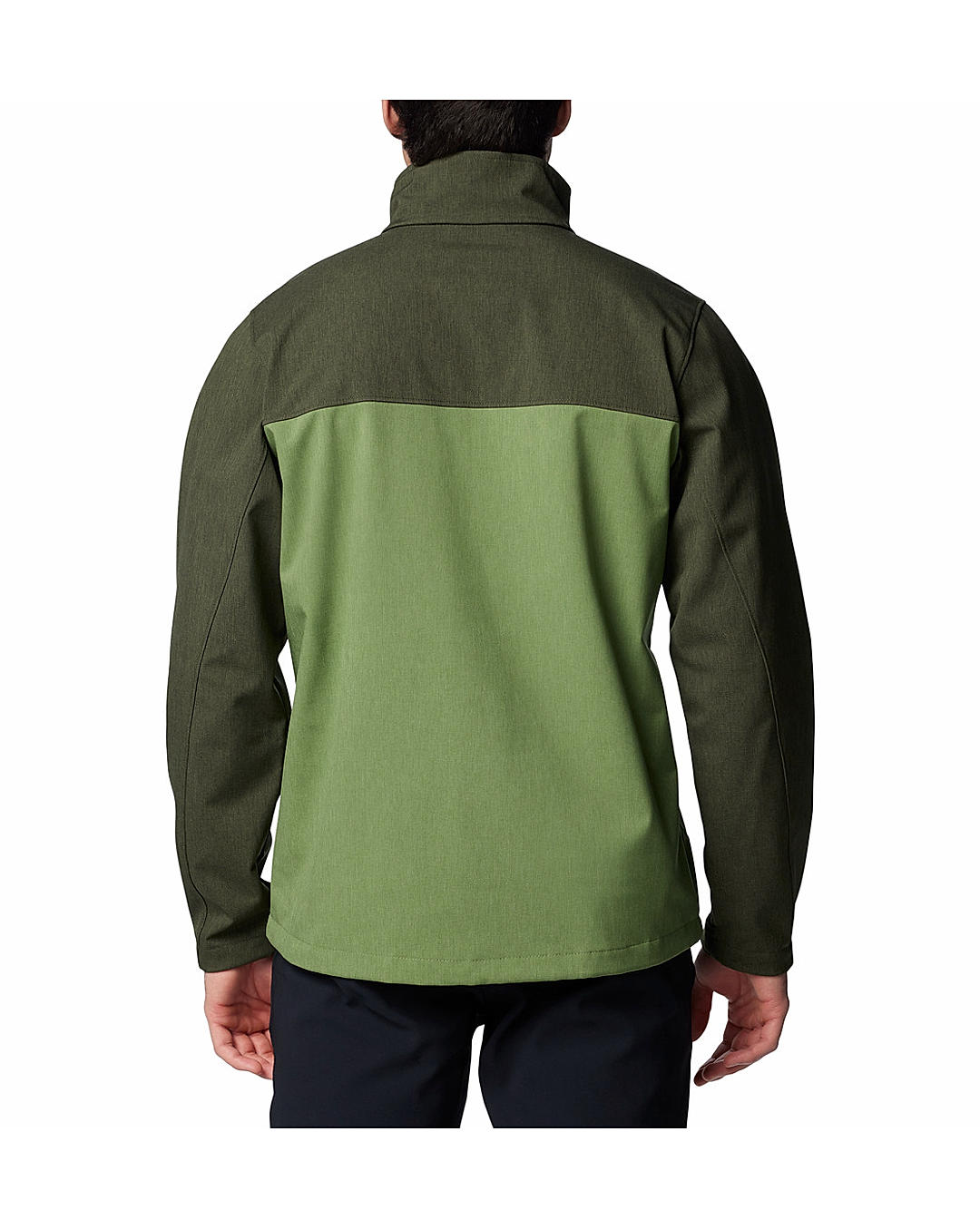 Columbia Mens Green Omnishield Cruiser Valley II Softshell Water and Wind Resistant Jacket