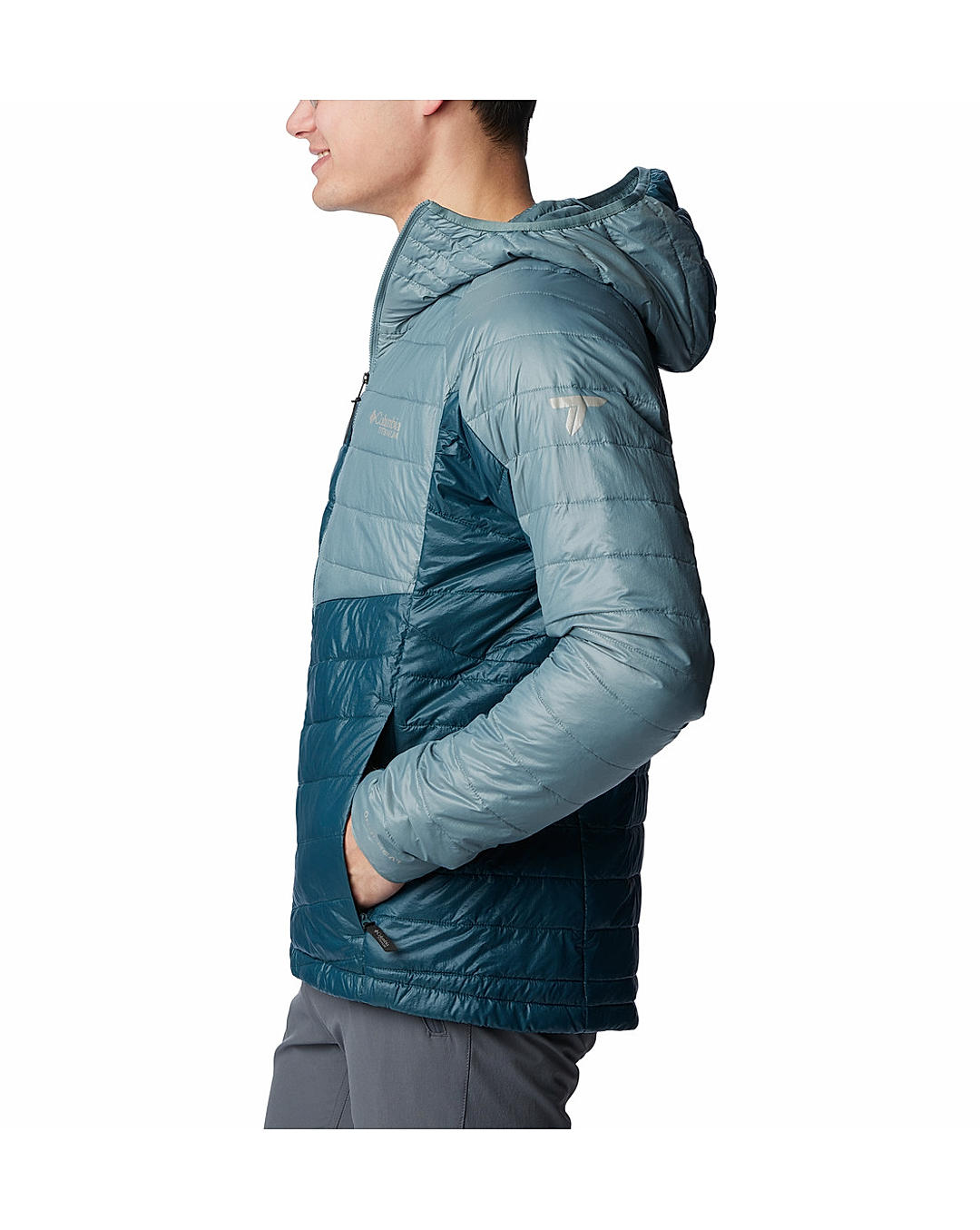 Columbia Mens Blue Omni-Heat Infinity Platinum Peak Jacket